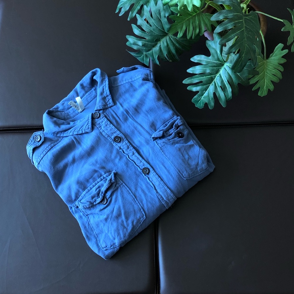 Blue Long Sleeve Shirt